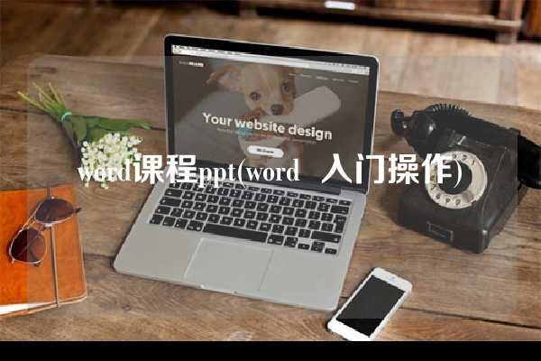 word课程ppt(word  入门操作)