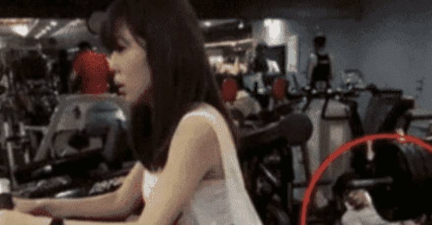 搞笑推荐：美女你还是少去健身房吧，你看看这都什么人啊 