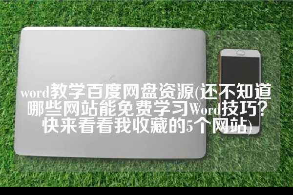 word教学百度网盘资源(还不知道哪些网站能免费学习Word技巧？快来看看我收藏的5个网站)