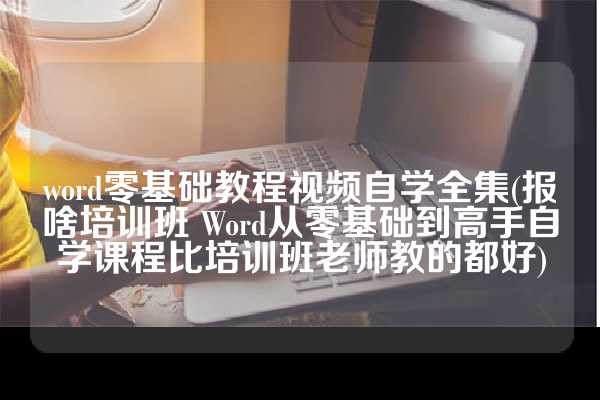 word零基础教程视频自学全集(报啥培训班 Word从零基础到高手自学课程比培训班老师教的都好)