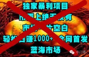 网络赚钱术语(冷门见识：一些现在常见的网赚骗局)