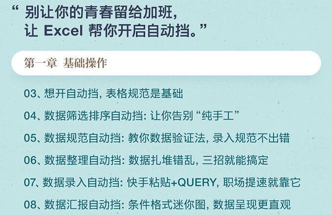 excl表格自动排序怎样排(【趣学Excel】04数据筛选排序自动挡：让你告别“纯手工”)