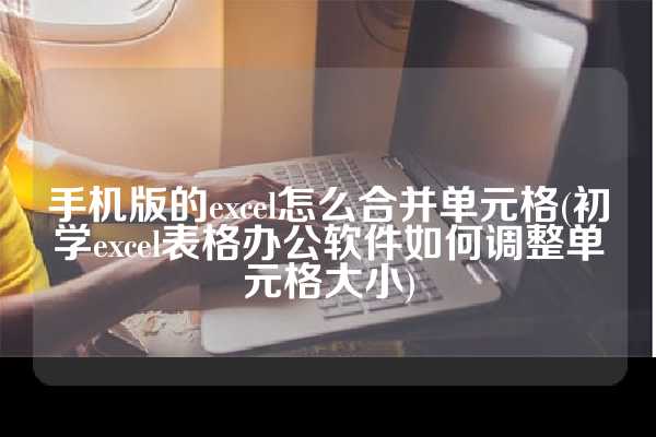 手机版的excel怎么合并单元格(初学excel表格办公软件如何调整单元格大小)