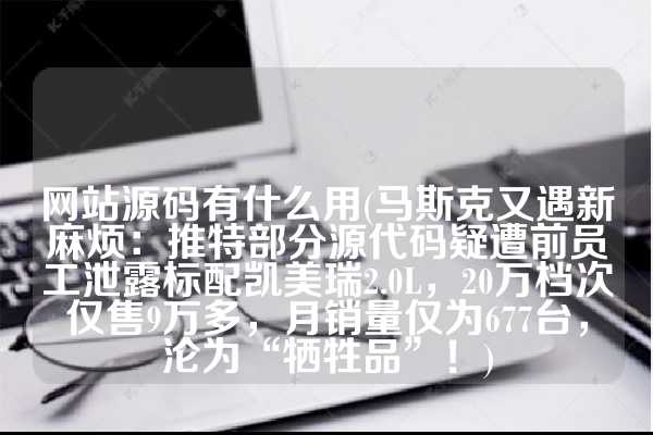 网站源码有什么用(马斯克又遇新麻烦：推特部分源代码疑遭前员工泄露标配凯美瑞2.0L，20万档次仅售9万多，月销量仅为677台，沦为“牺牲品”！)