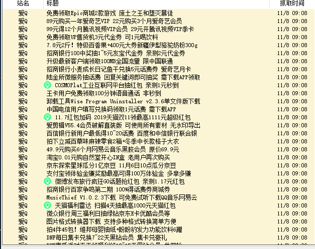 线报实时网(薅羊毛，撸羊毛必备黑产神器)